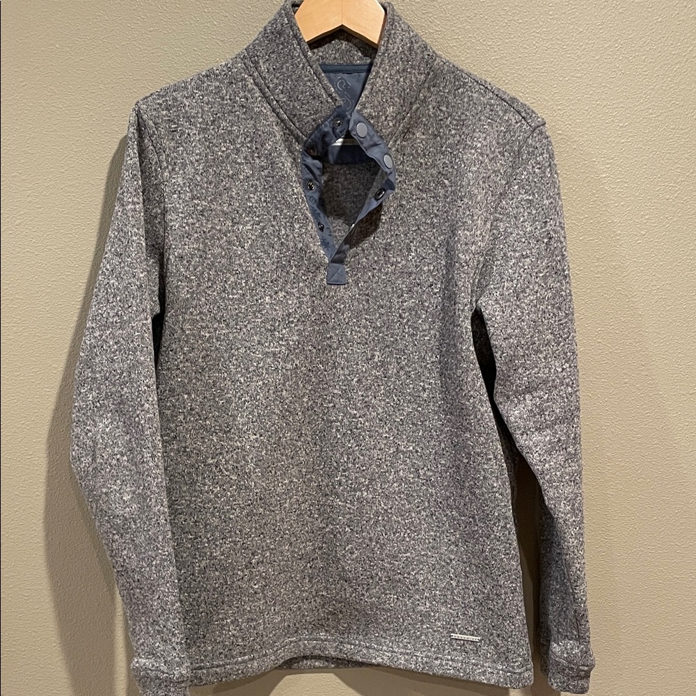 Swannies Golf Mens Grey/Blue Pullover